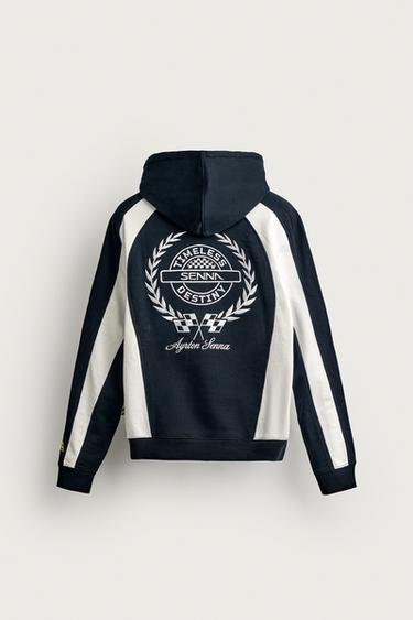 AYRTON SENNA © SENNA BRANDS HOODIE — Navy blue 2