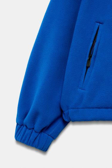 OVERSIZE SOFT-FEEL JACKET - SKI COLLECTION - Cobalt by Zara - Image 8