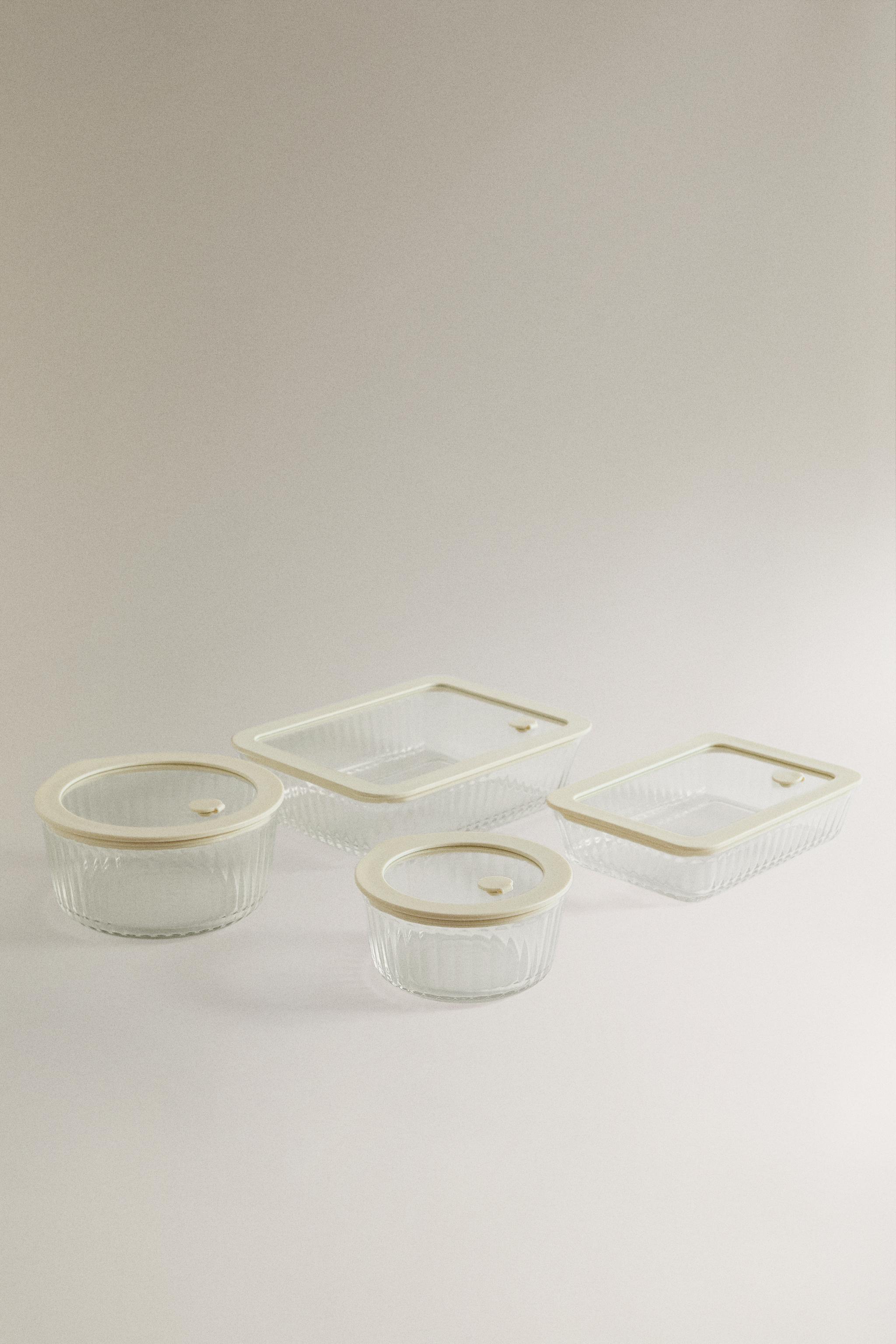 BOROSILICATE GLASS AIRTIGHT CONTAINER