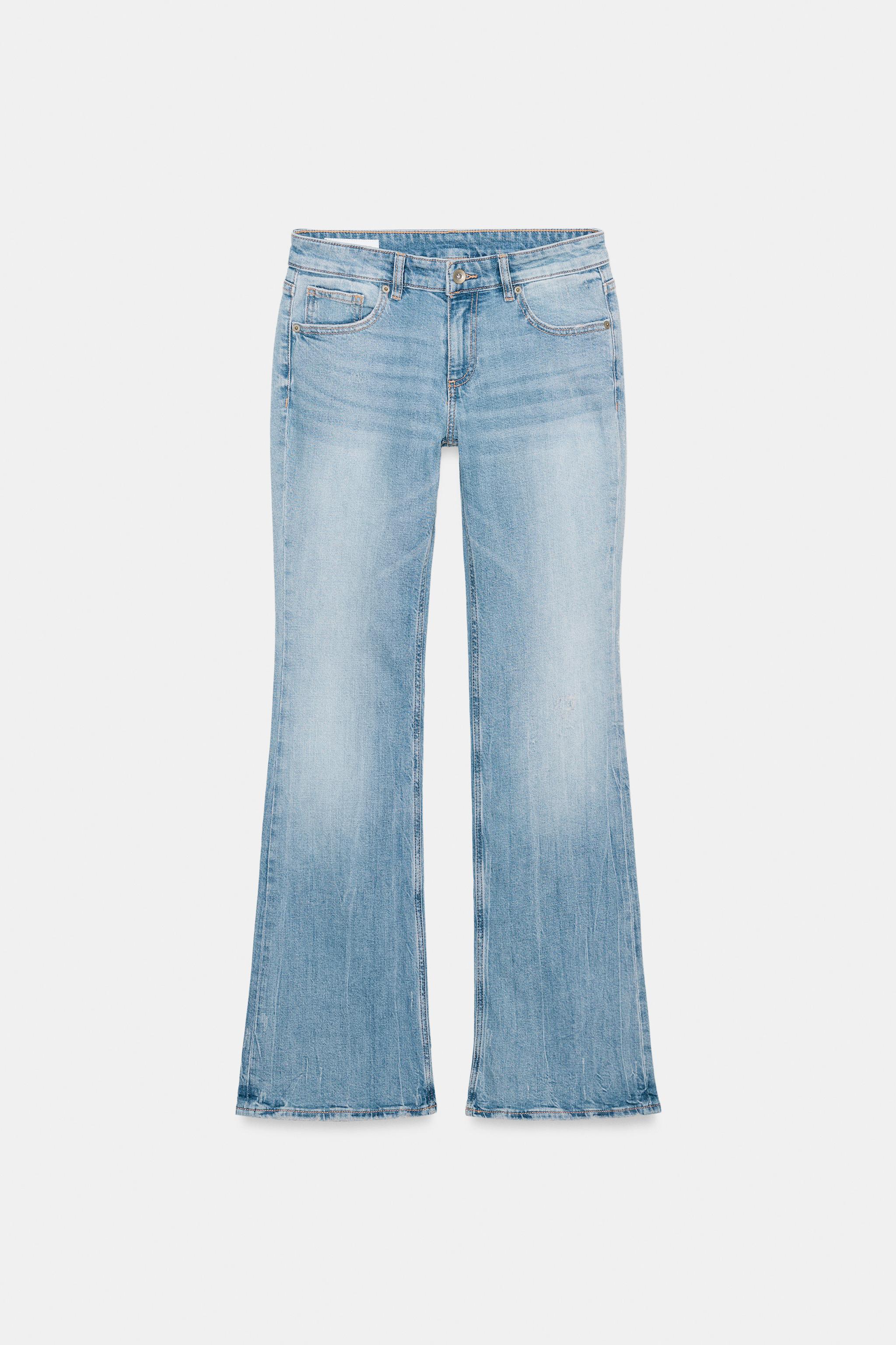 TRF ローライズ ブーツカットデニムパンツ - ウォーターブルー | ZARA
