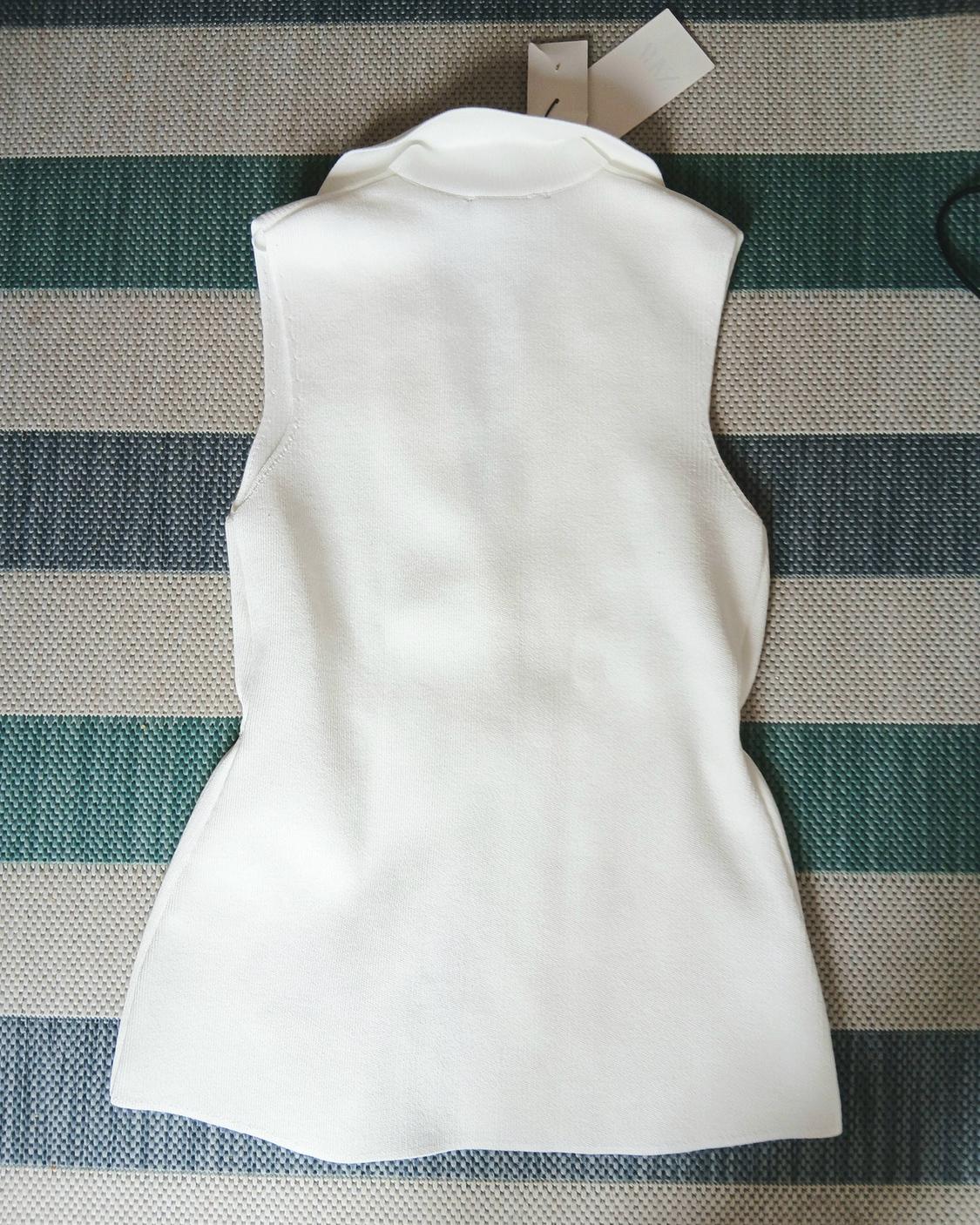 WAISTCOAT TOP WITH GATHERED WAIST DETAIL - Image 2