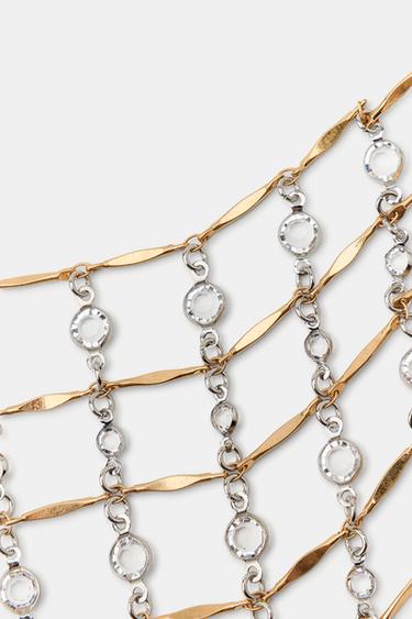 COLLIER MÉTALLIQUE BIJOUX - Doré de Zara - Image 3