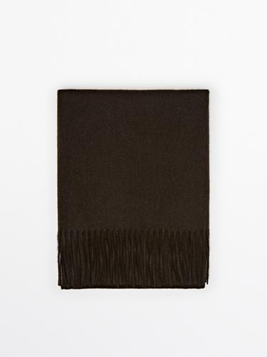 Zara Wool blend scarf - Brown