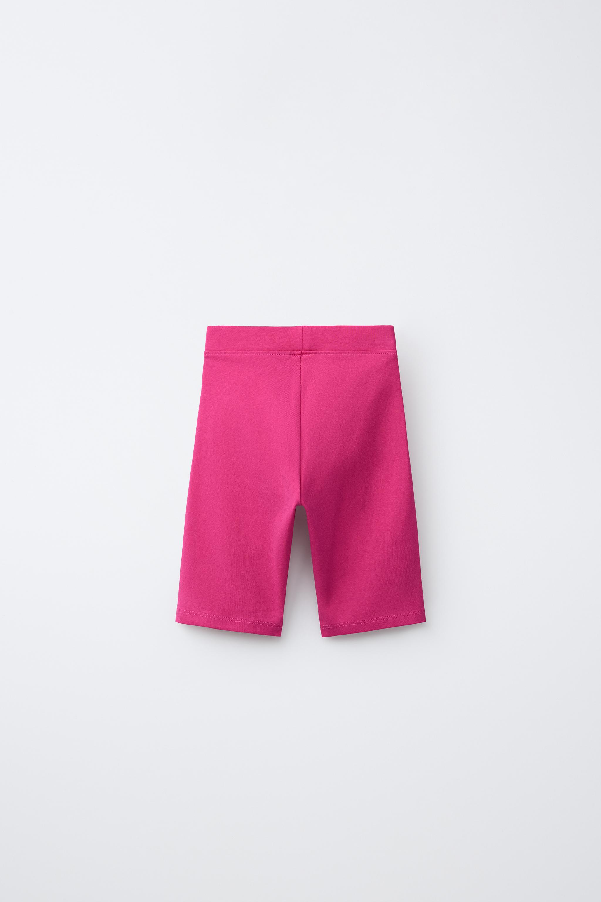 PLAIN BIKE SHORTS — Fuchsia