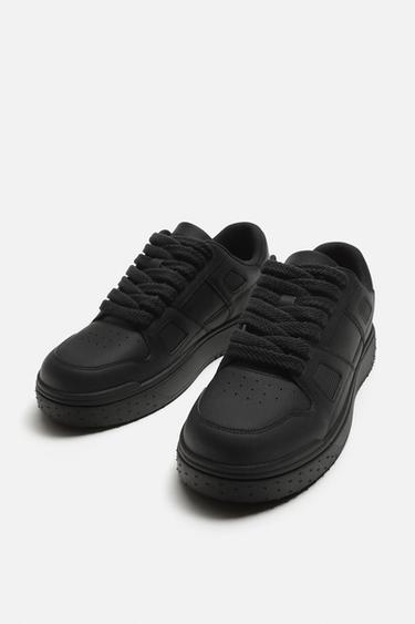 RETRO TRAINERS - Black by Zara - Image 3