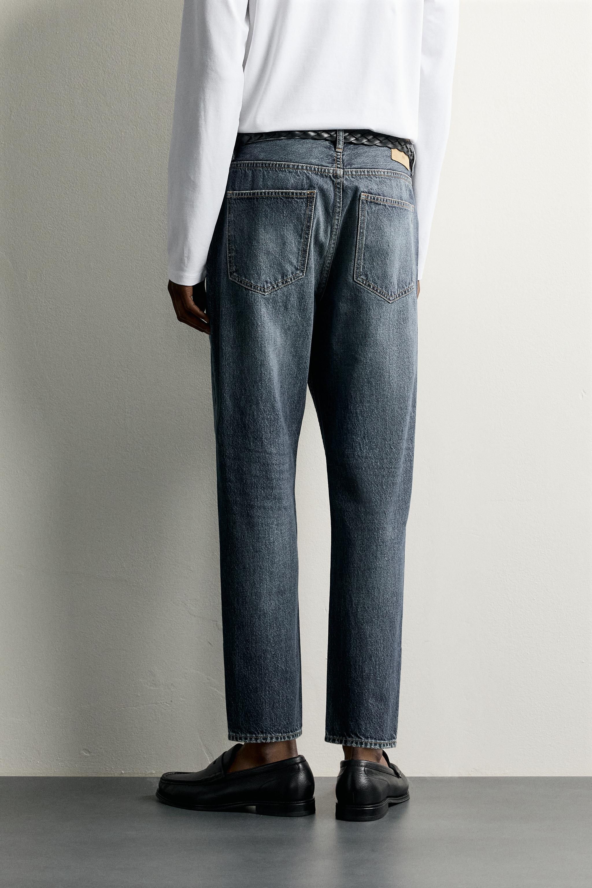 Zara SLIM CROPPED FIT JEAN görsel 3