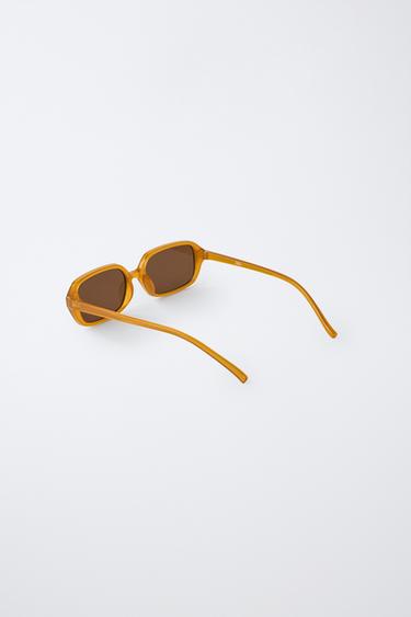LUNETTES DE SOLEIL RECTANGULAIRES - Caramel de Zara - Image 2