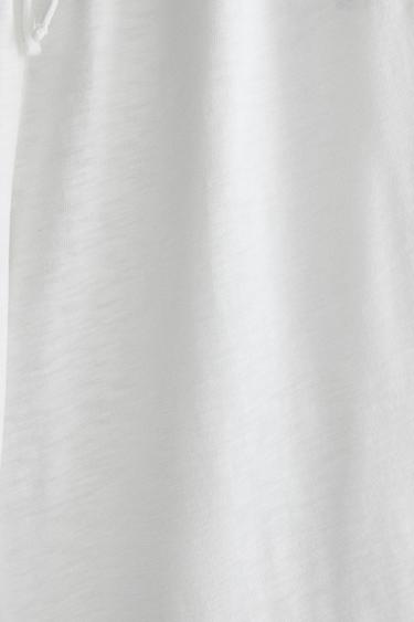 PANTALON CROP - Blanc de Zara - Image 2