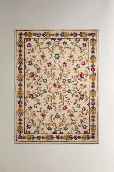 VICTORIAN-STYLE WOOL RUG - Multicoloured by Zara - Image 1