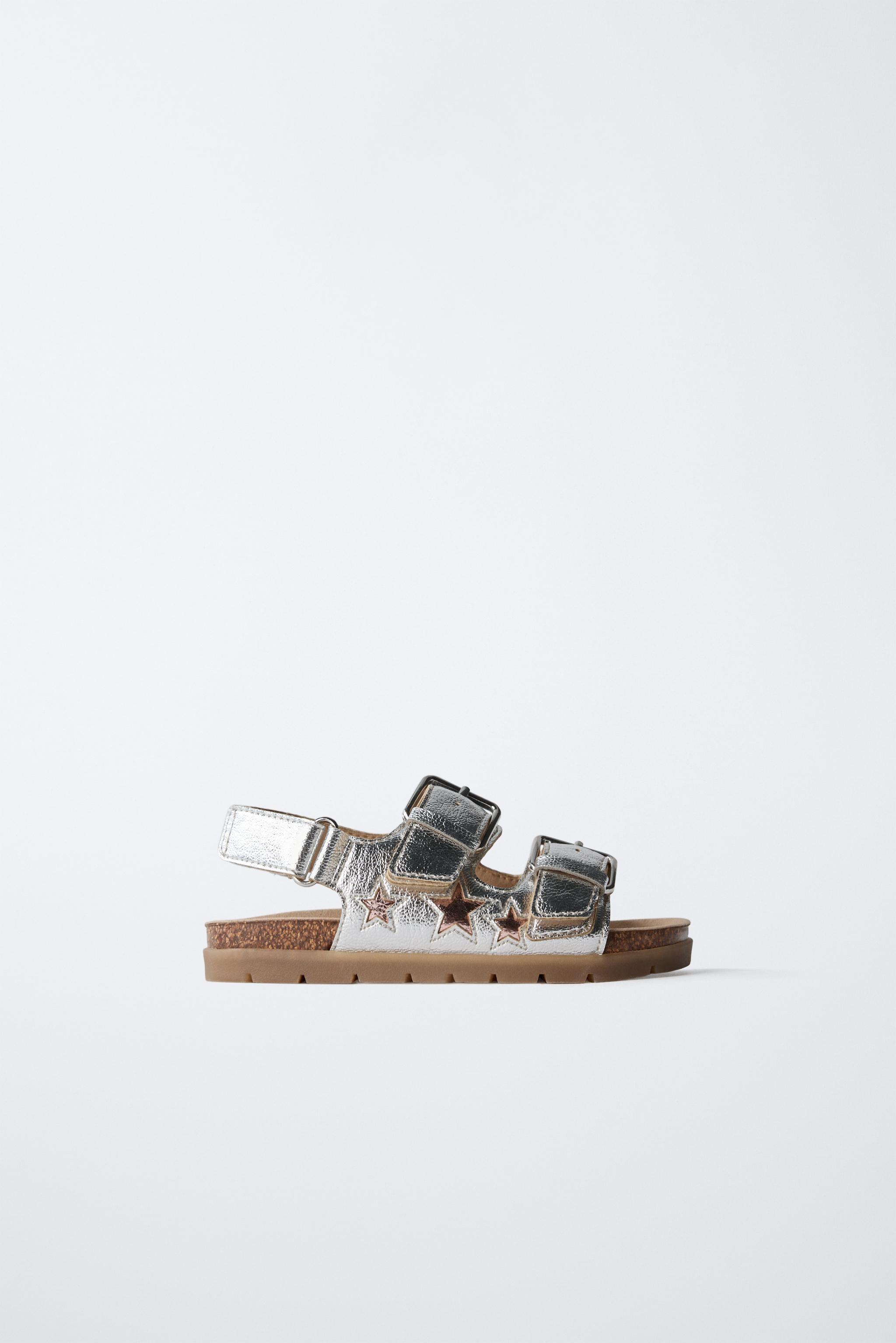 Mst Sandalias 2021 Zara STAR SANDALS Silver ZARA South Africa