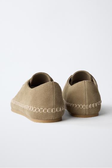 CHAUSSURES BAREFOOT EN CUIR - Marron sable de Zara - Image 6