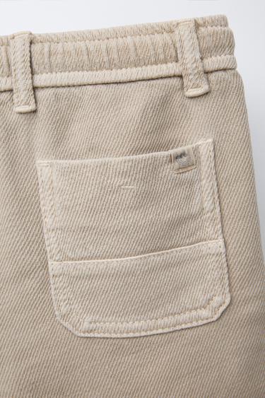 STANDARD SOFT TOUCH BERMUDA SHORTS - Ecru by Zara - Image 3