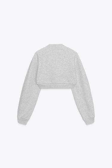 TOWELLING ARM WARMERS - Grey marl by Zara - Image 7