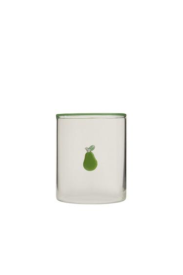 BOROSILICAAT GLAS FRUIT - Groen van Zara