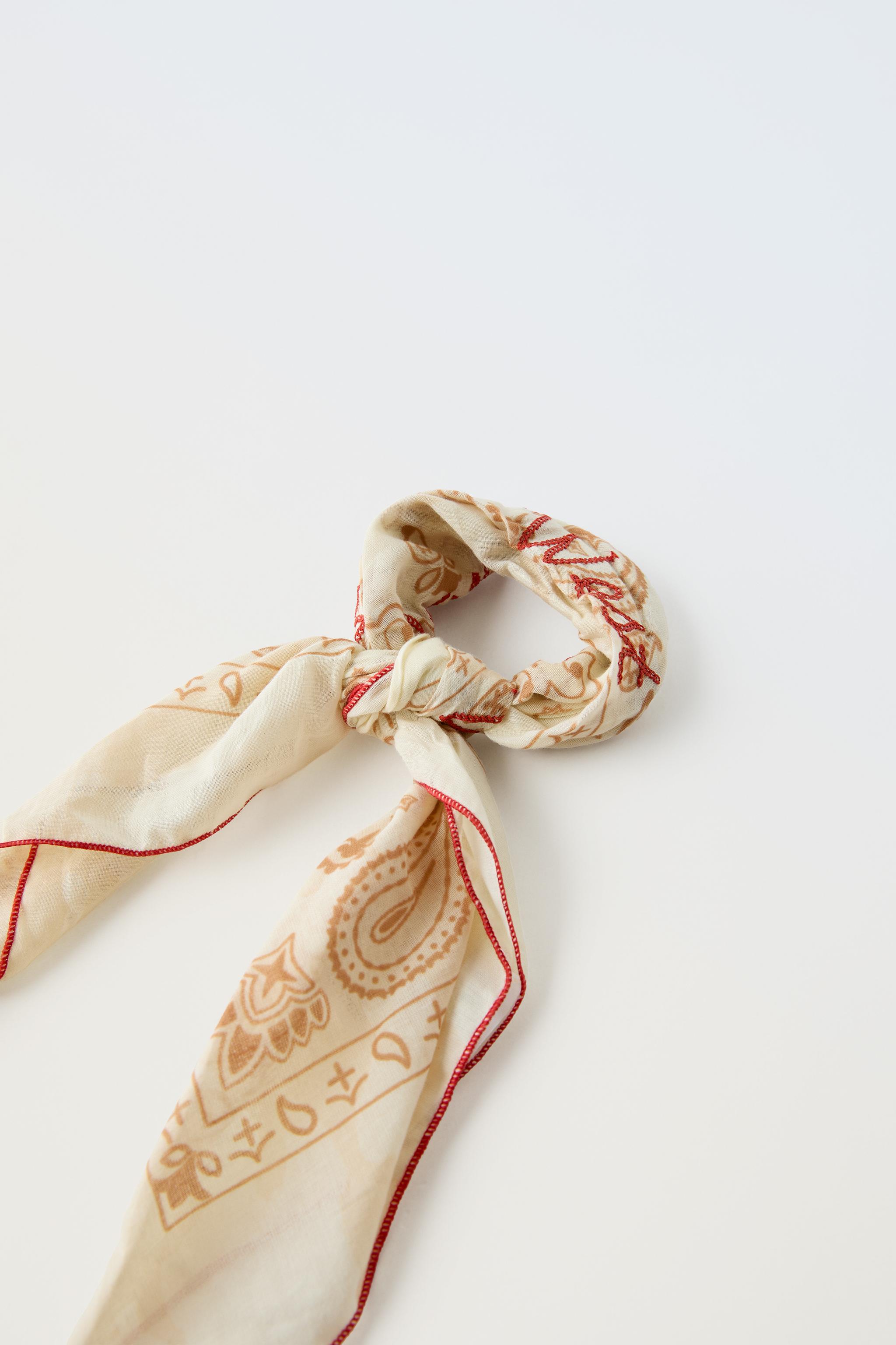 zara bandana scarf