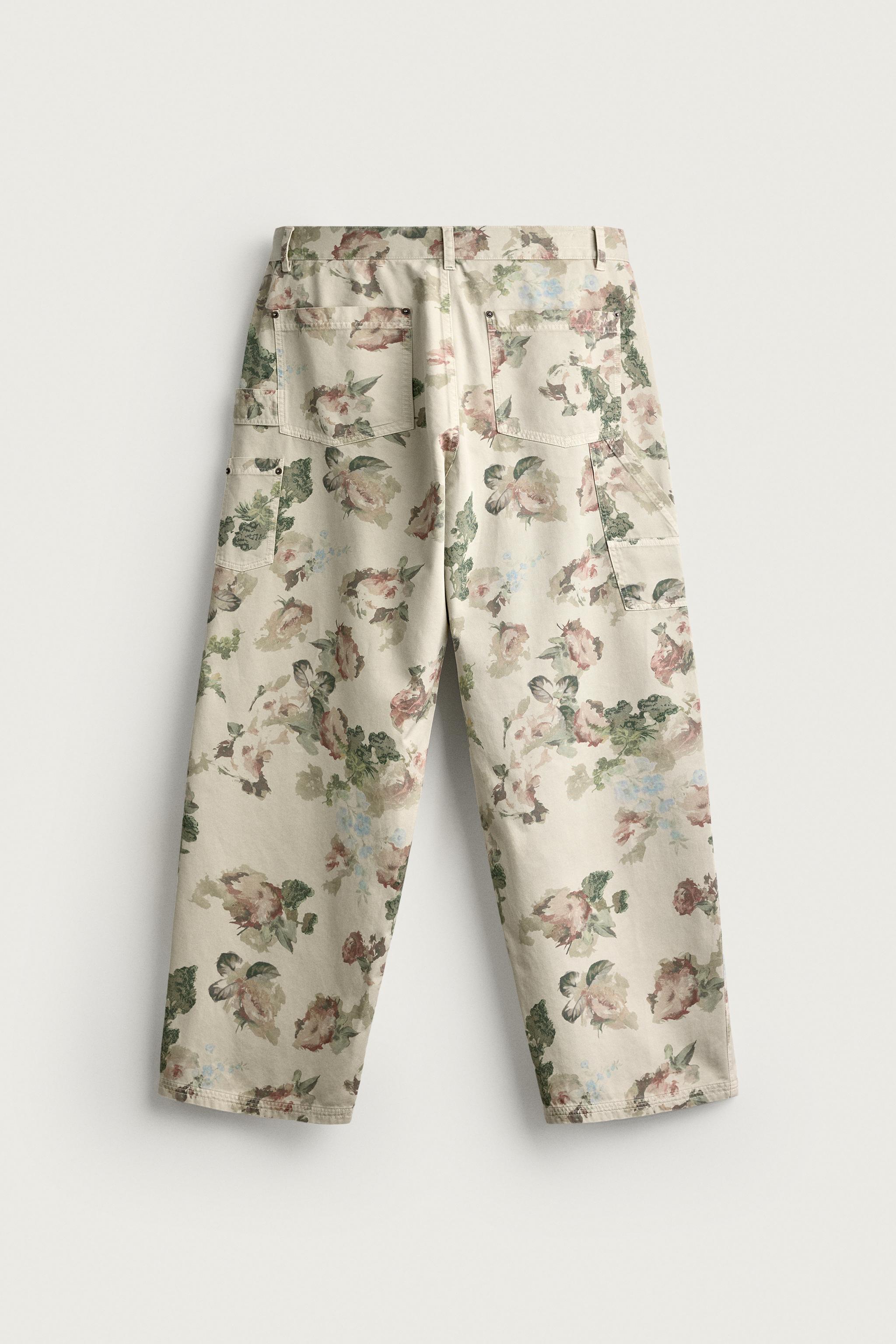 Zara Flwr Crpnt Pnt görsel 6