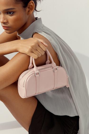 Zara MINI BOWLING BAG - Pink - Image 0