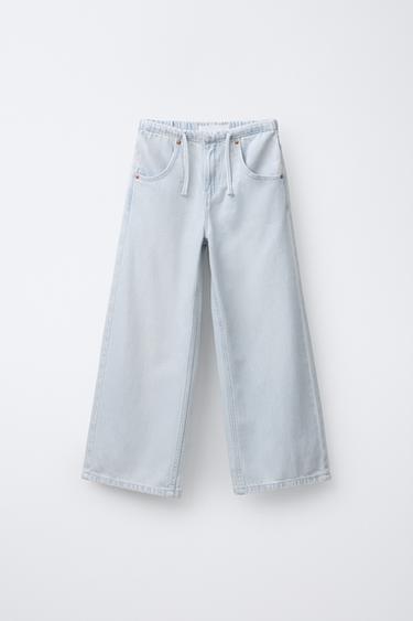 JEANS WIDE LEG - أزرق فاتح الخاص بـ Zara