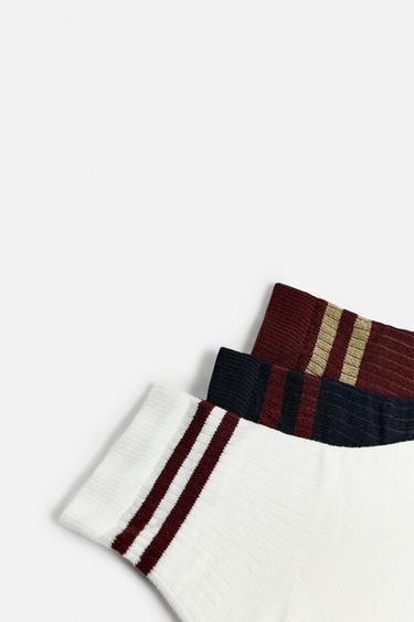PACK OF 3 STRIPED SOCKS - various by Zara - Image 1