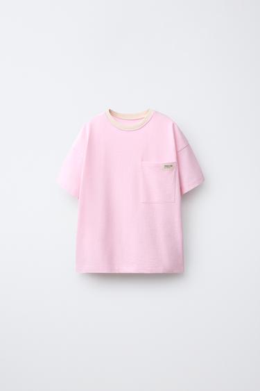 PYJAMA UNI POCHE (2-6 ANS) - Rose de Zara - Image 1