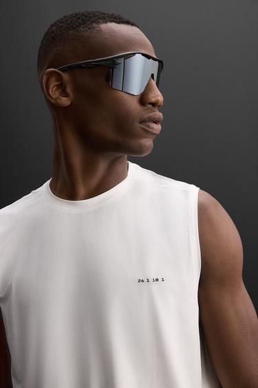 TECHNICAL TANK TOP - White by Zara - Image 4