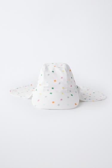 BONNET DE BAIN COUVRE-NUQUE ÉTOILES - Multicolore de Zara - Image 3