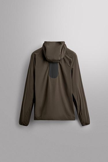 VESTE TECHNIQUE LÉGÈRE COLOR BLOCK - Marron de Zara - Image 8