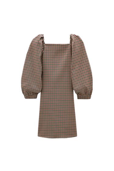CHECK MINI DRESS