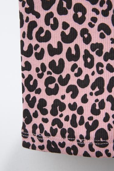 RIBBED CYCLING LEGGINGS - Chalk pink by Zara - Image 3