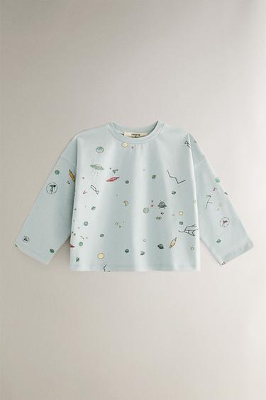 PYJAMA ENFANT PLANÈTES - Bleu clair de Zara - Image 1