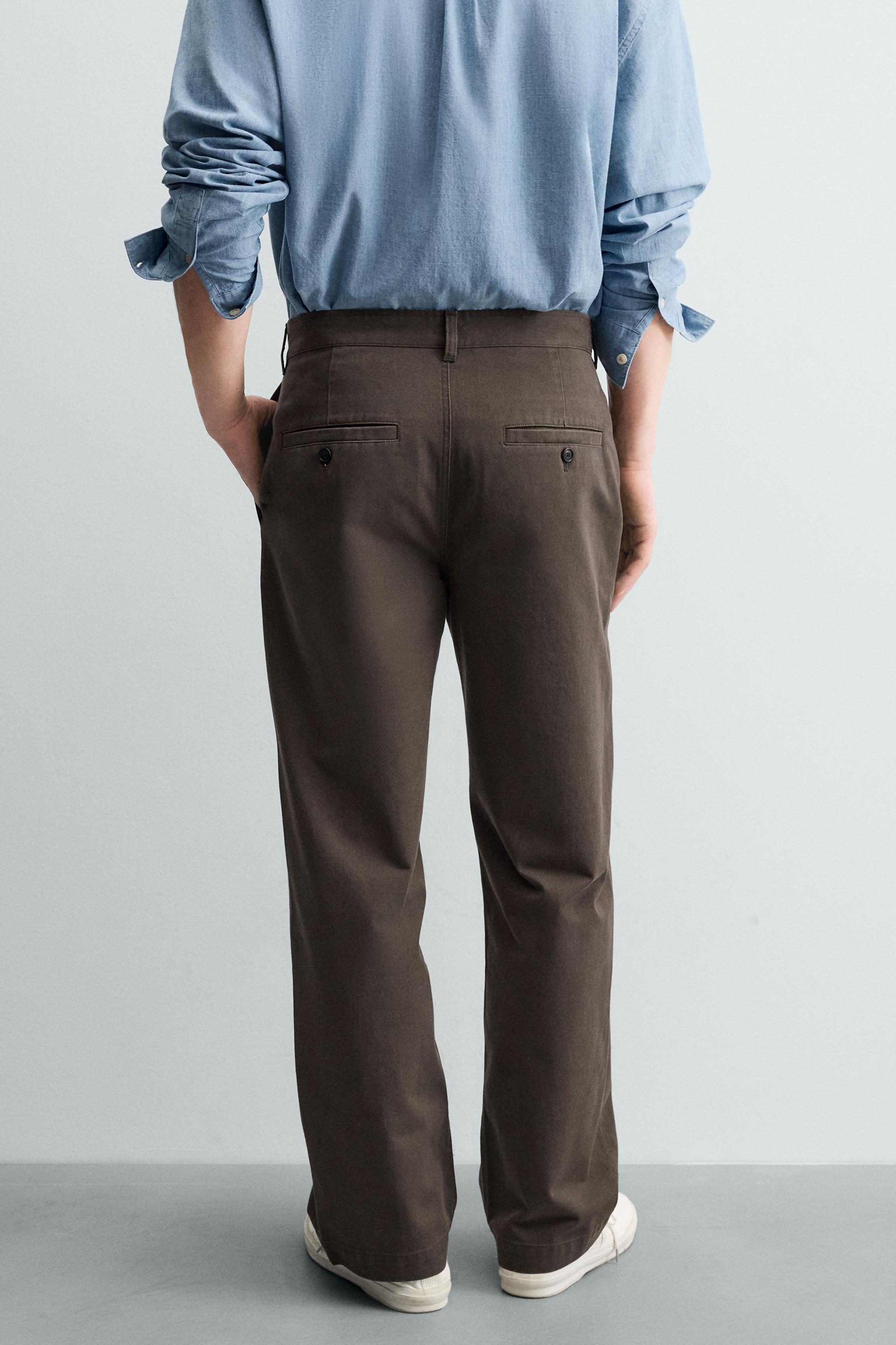 STRAIGHT FIT CHINO PANTS
