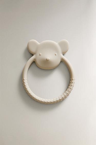 Zara CHILDREN'S MOUSE TEETHER - 暗灰褐色 - 圖片 0