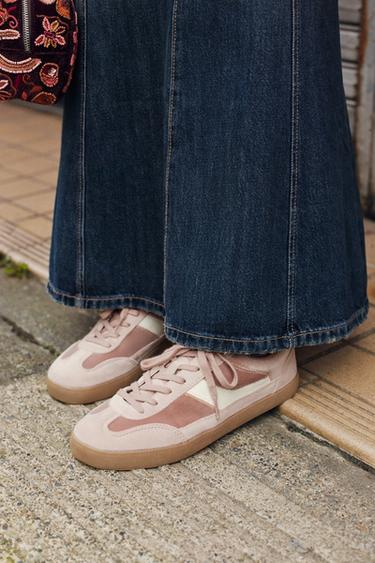 CONTRAST TRAINERS - Pink by Zara