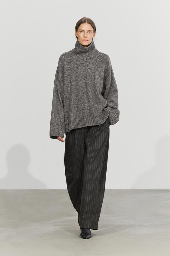 Zara Wool-blend knit turtleneck sweater - 210 - Image 0