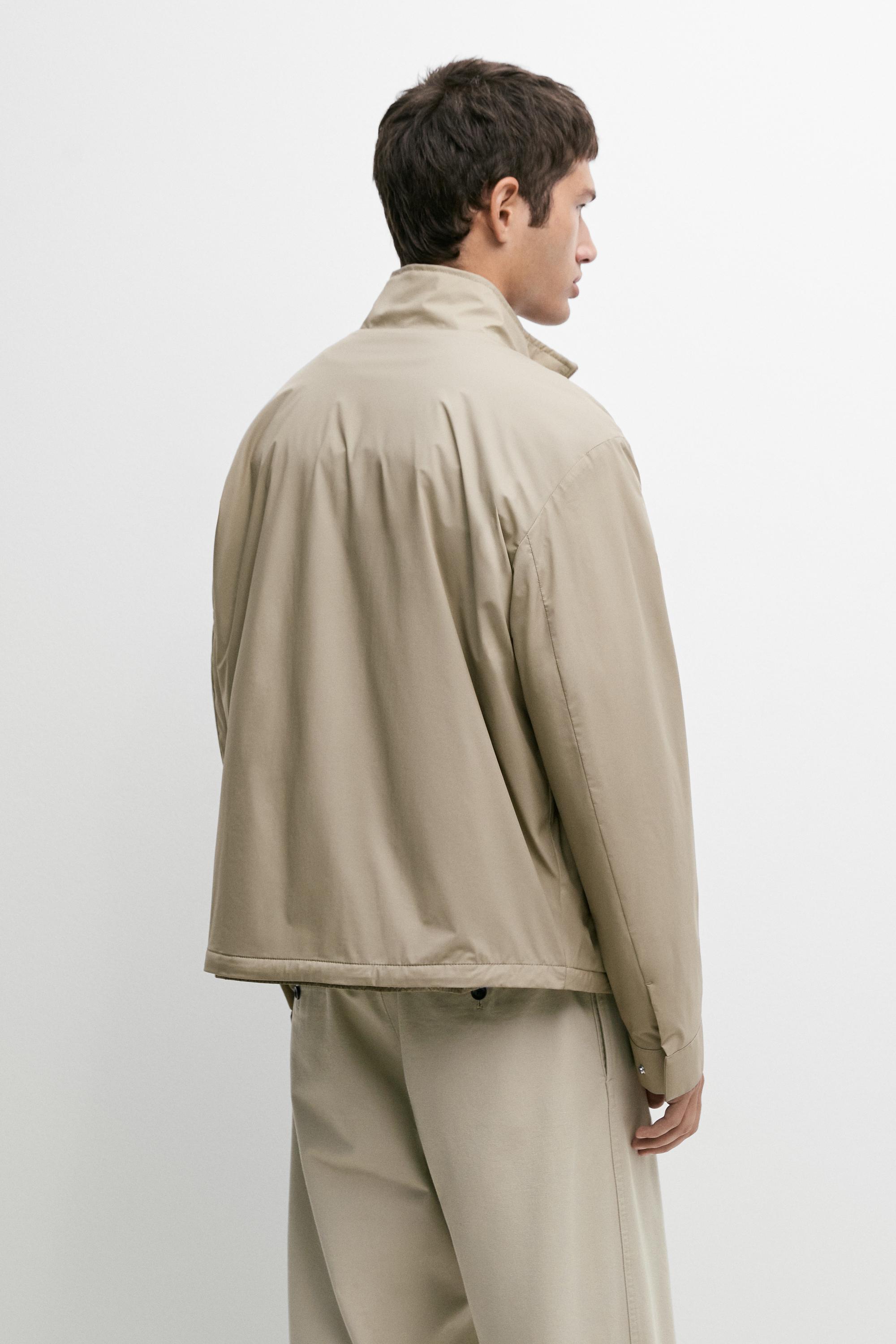Technical jacket with pocket detail