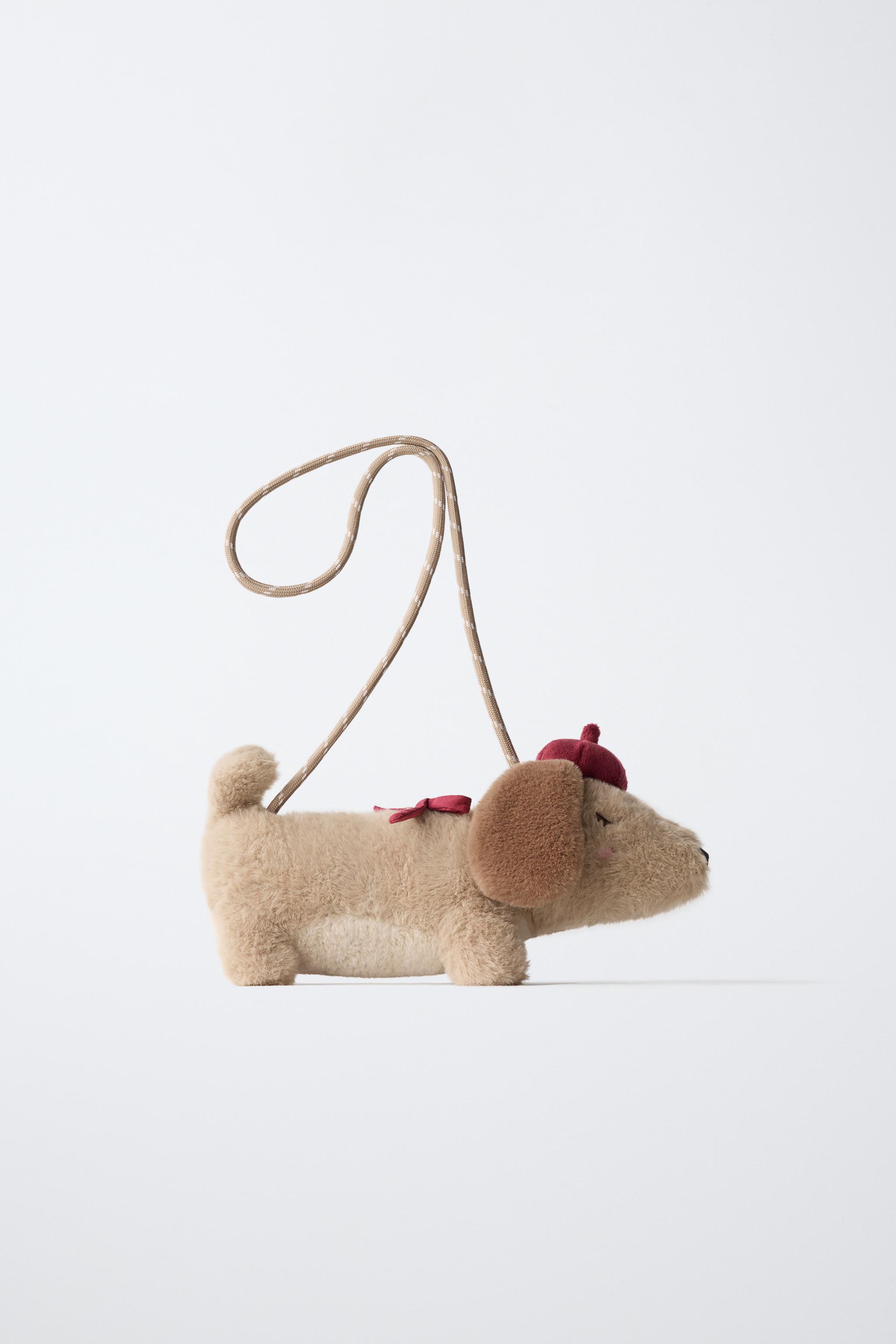 DACHSHUND CROSSBODY BAG — Off White