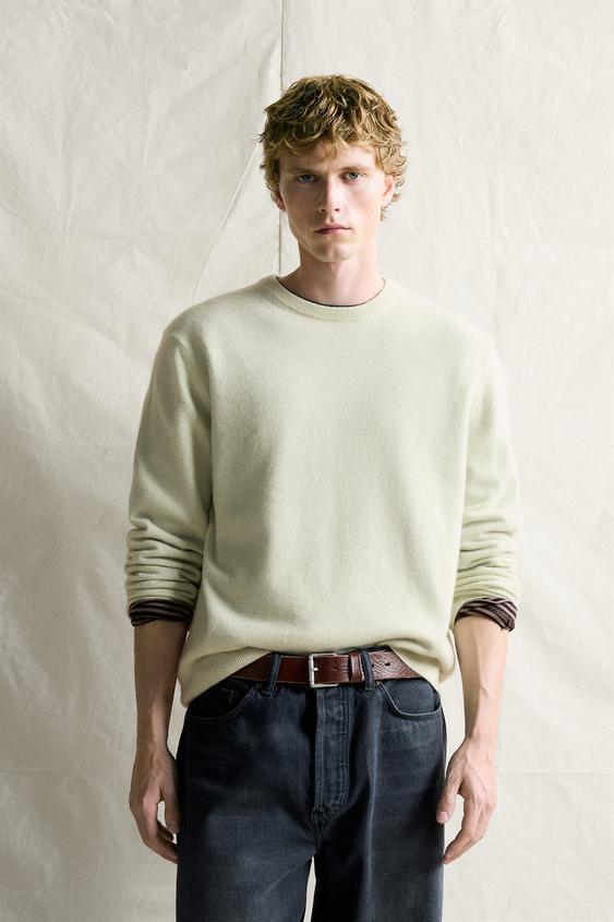 Kaszmirowy sweter regular fit