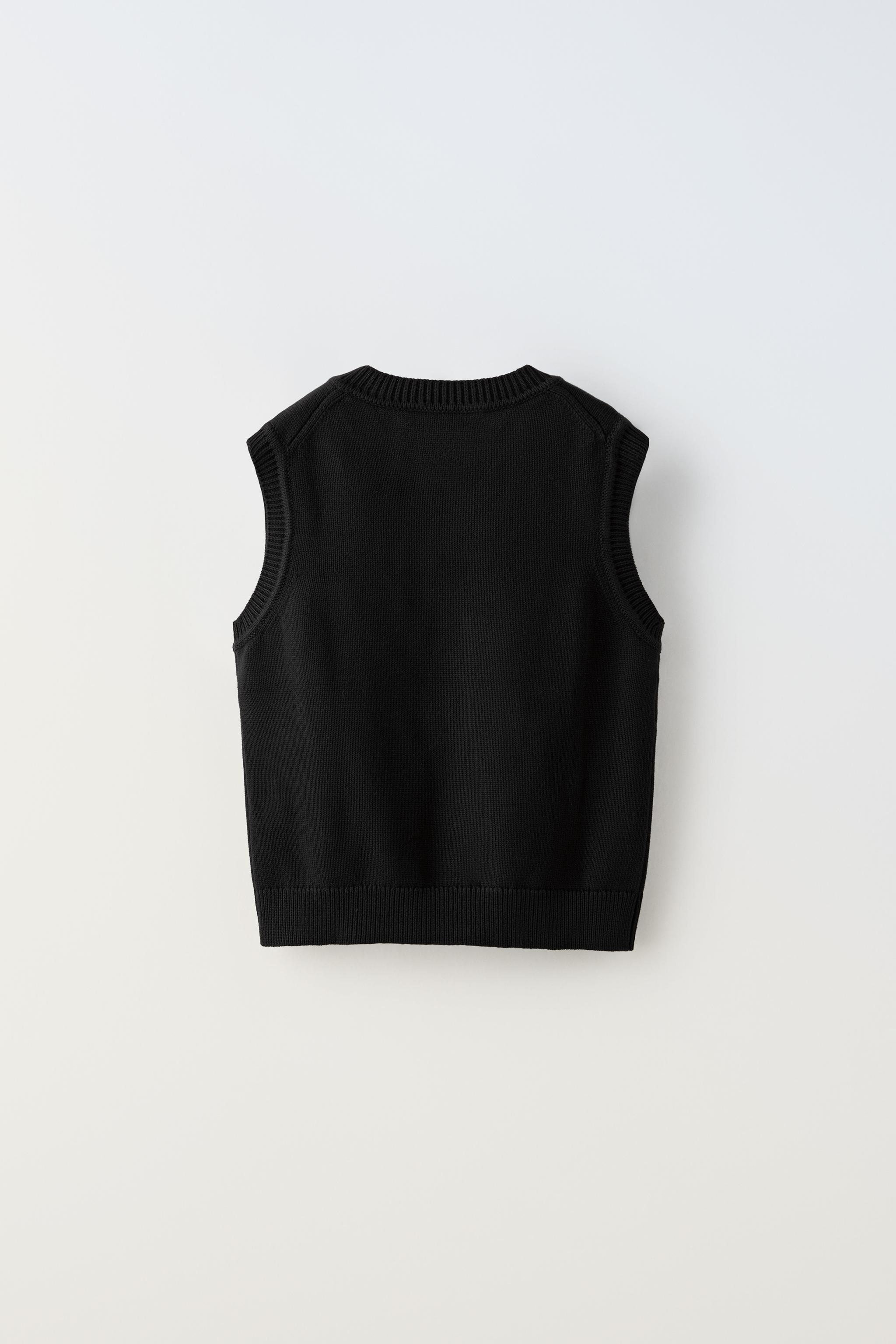 KNIT VEST - Navy blue | ZARA United States