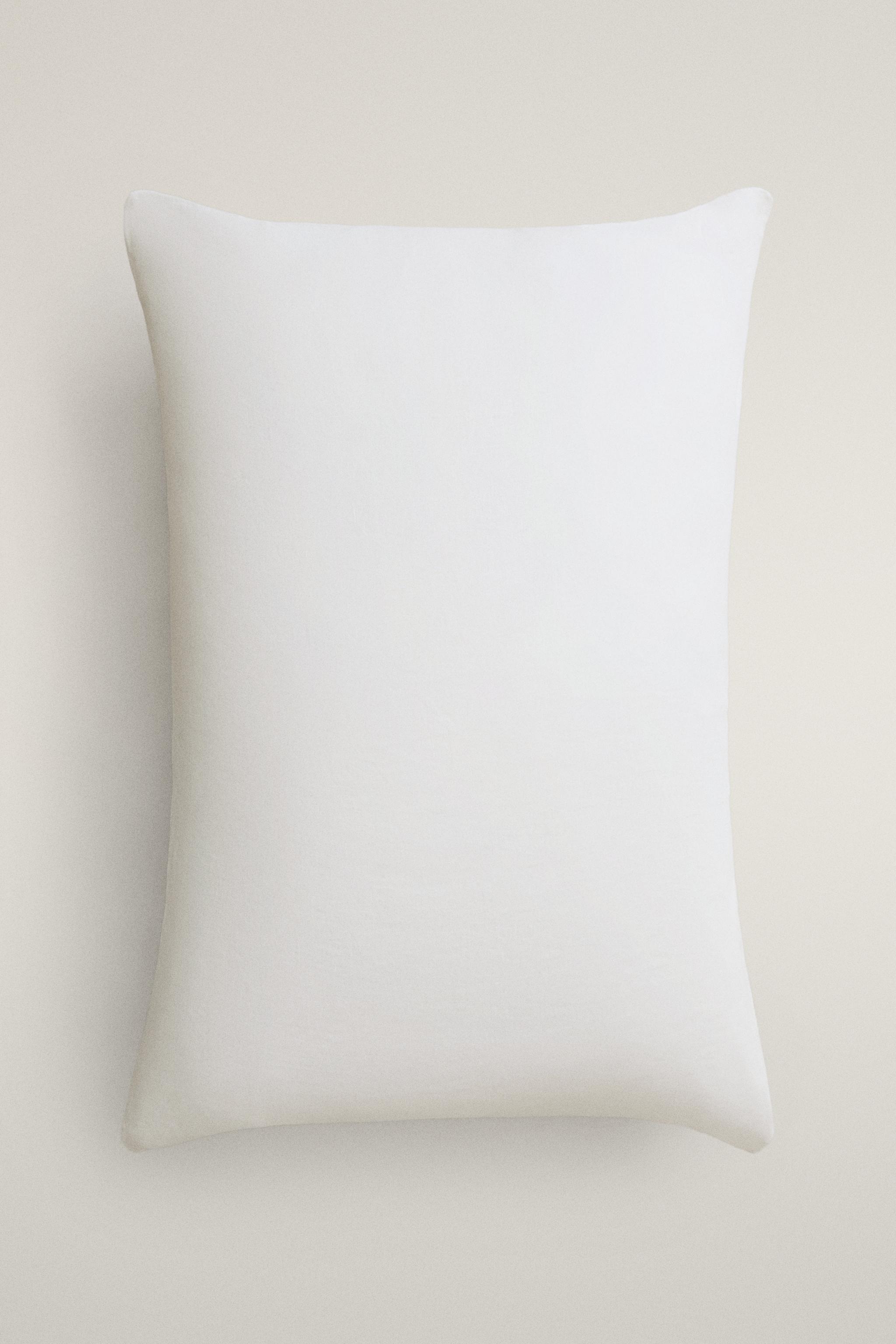 XXL LINEN THROW PILLOW COVER — White