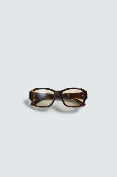 RECHTECKIGE SONNENBRILLE - Schildpattfarben von Zara