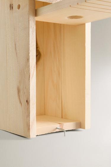WOODEN GARDEN BIRD HOUSE - Light beige by Zara - Image 4