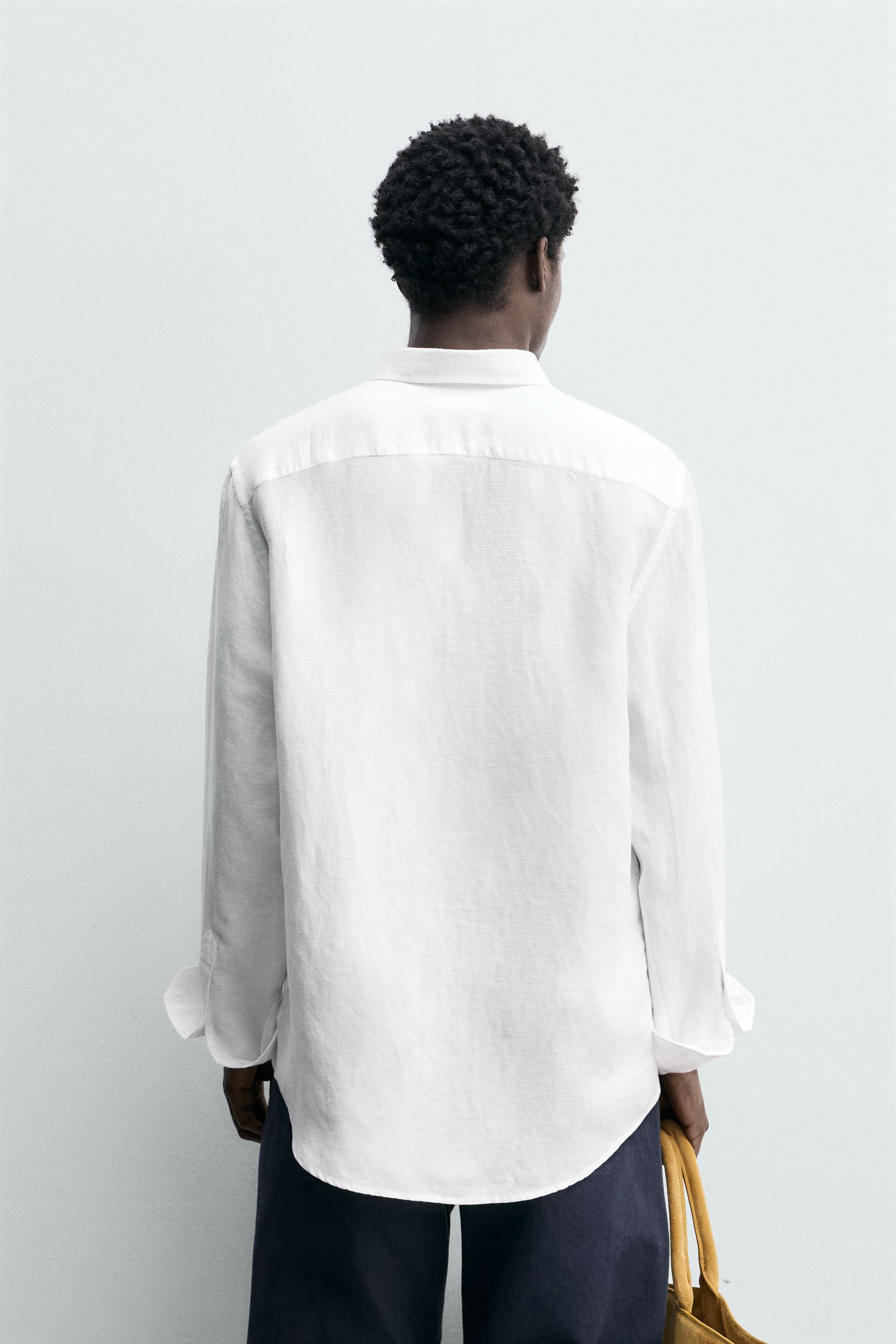 CHEMISE REGULAR FIT LIN - LYOCELL