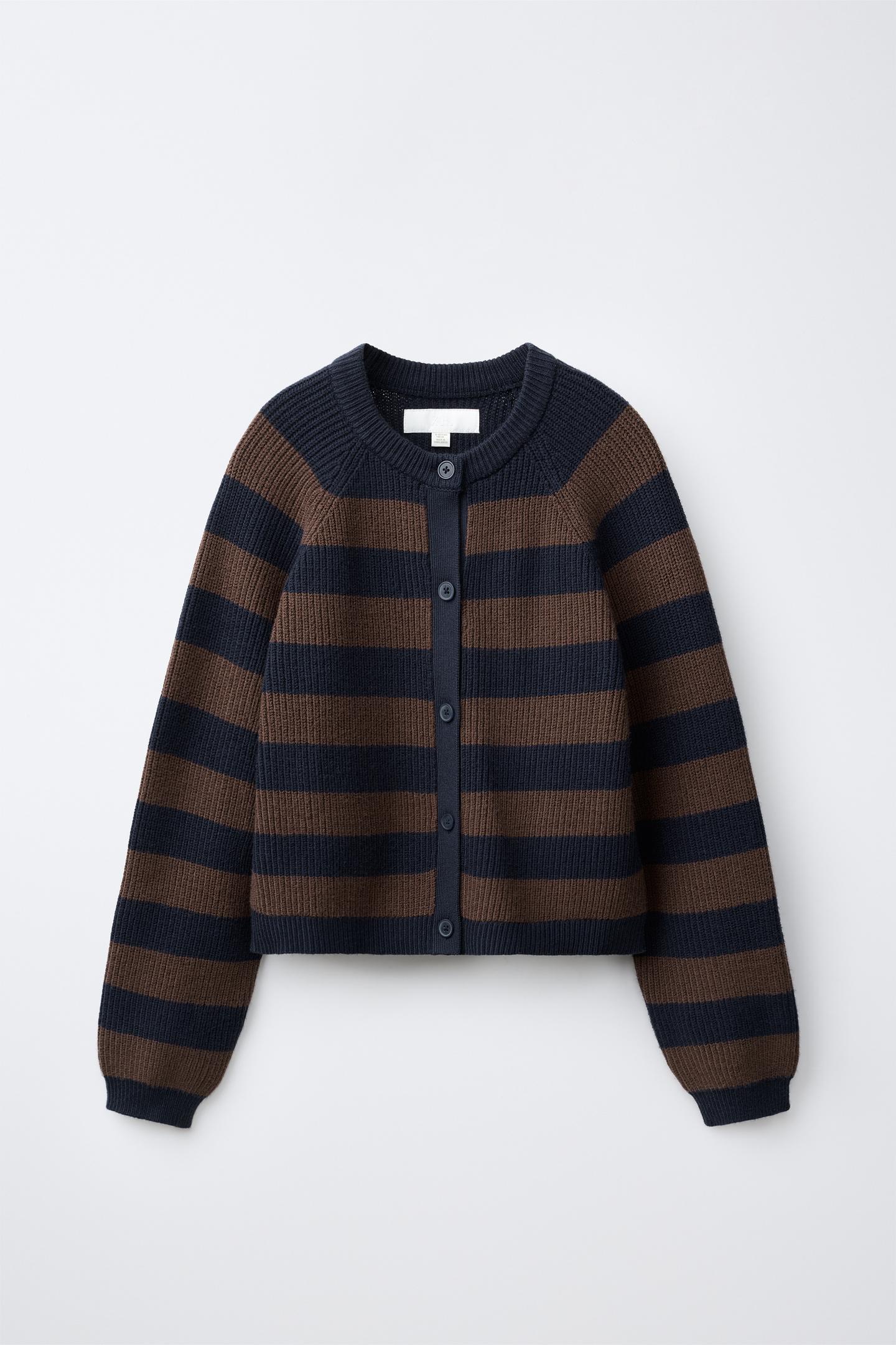 Детский кардиган Zara Striped, цвет: Полосатый