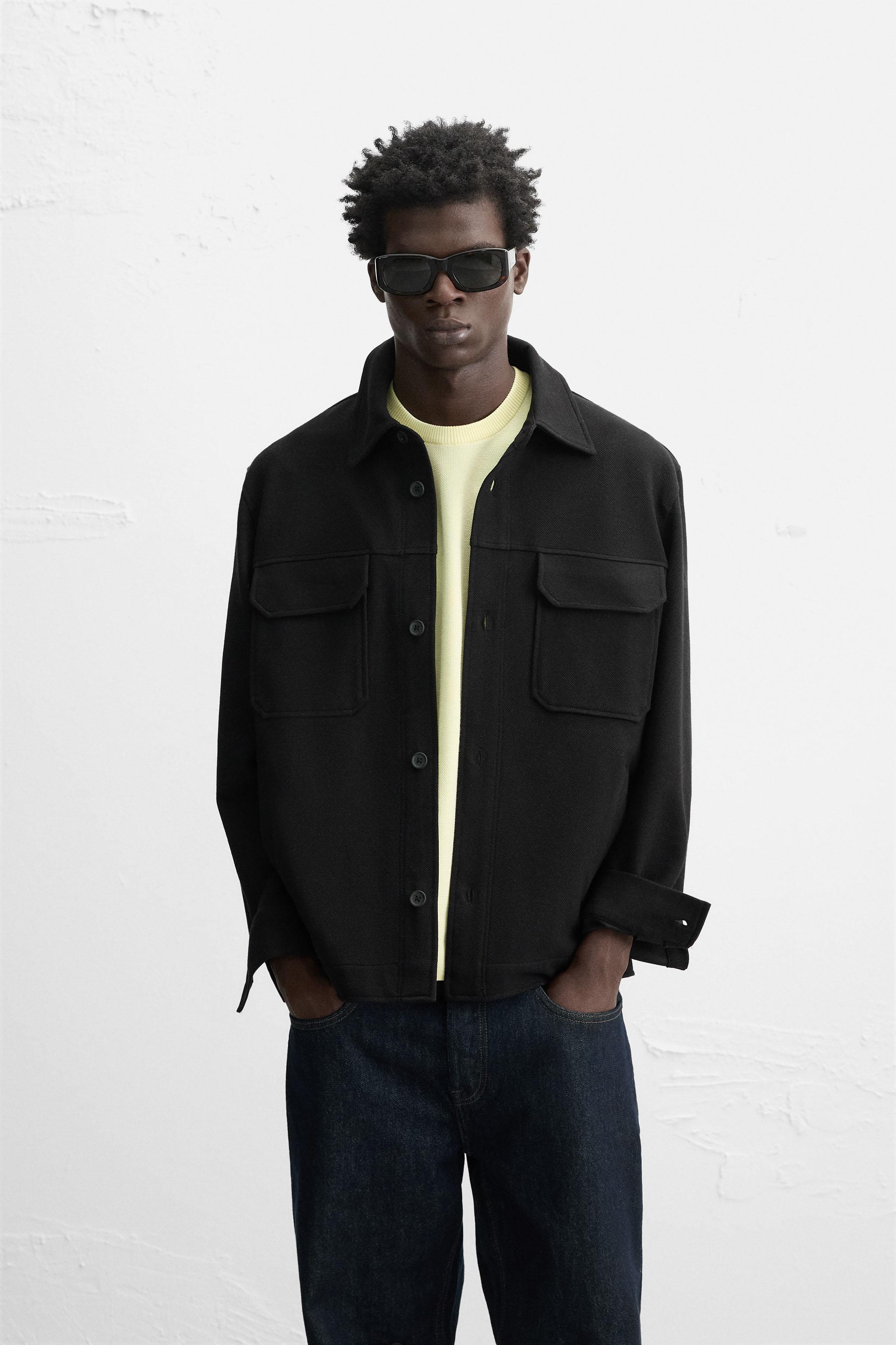 ★ZARA★ COMFORT OVERSHIRT COMFORT TEXTURED OVERSHIRT - Beige | ZARA United States