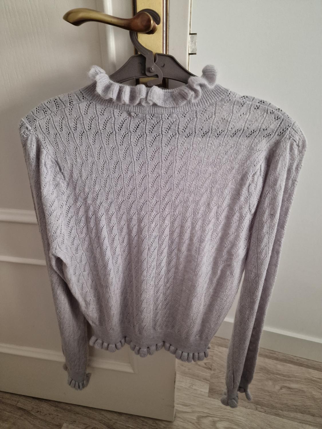 KNIT CARDIGAN WITH PEARL BEADS - Image 2