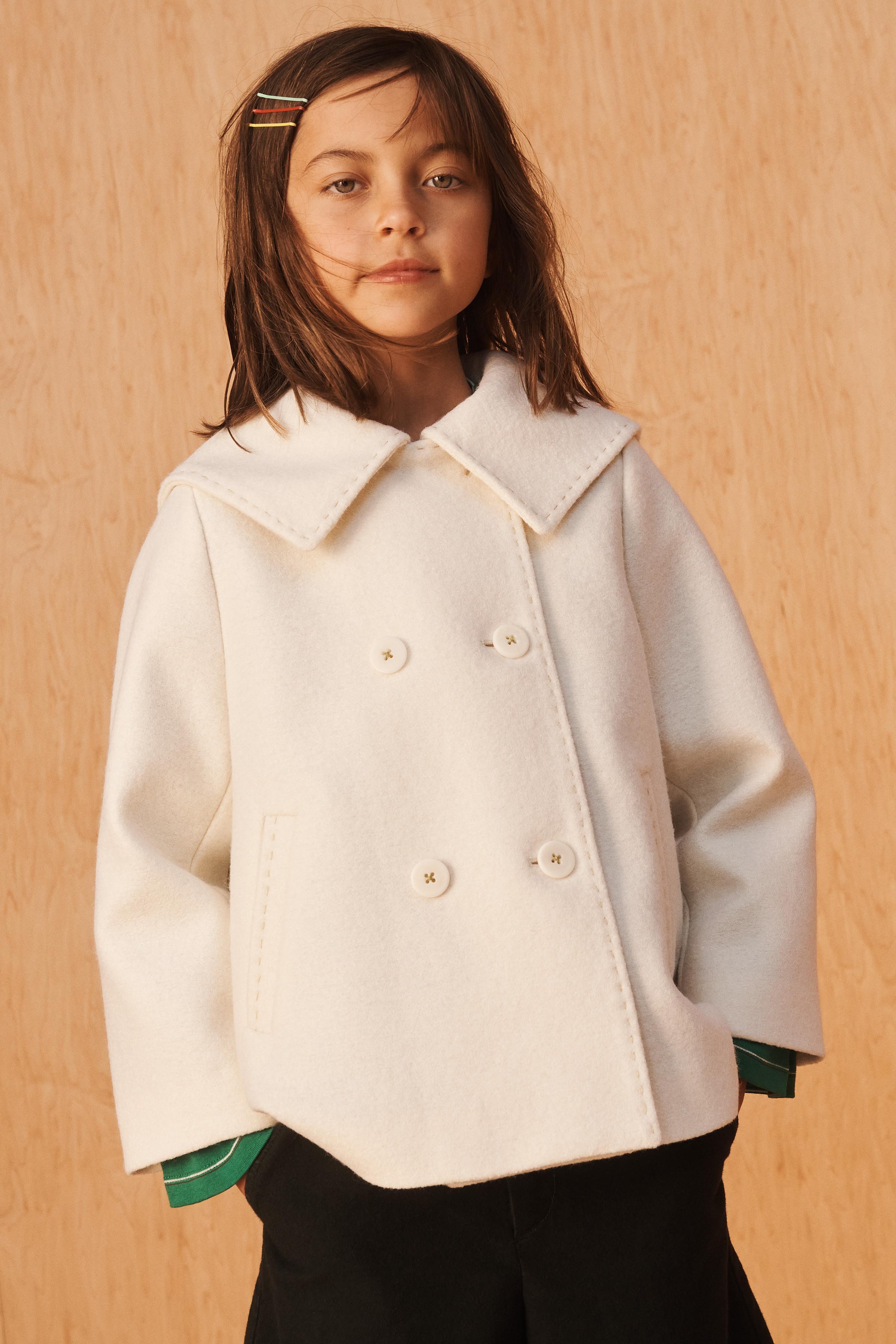 MANTEAU 100% LAINE DEUX RANGÉES DE BOUTONS ÉDITION LIMITÉE