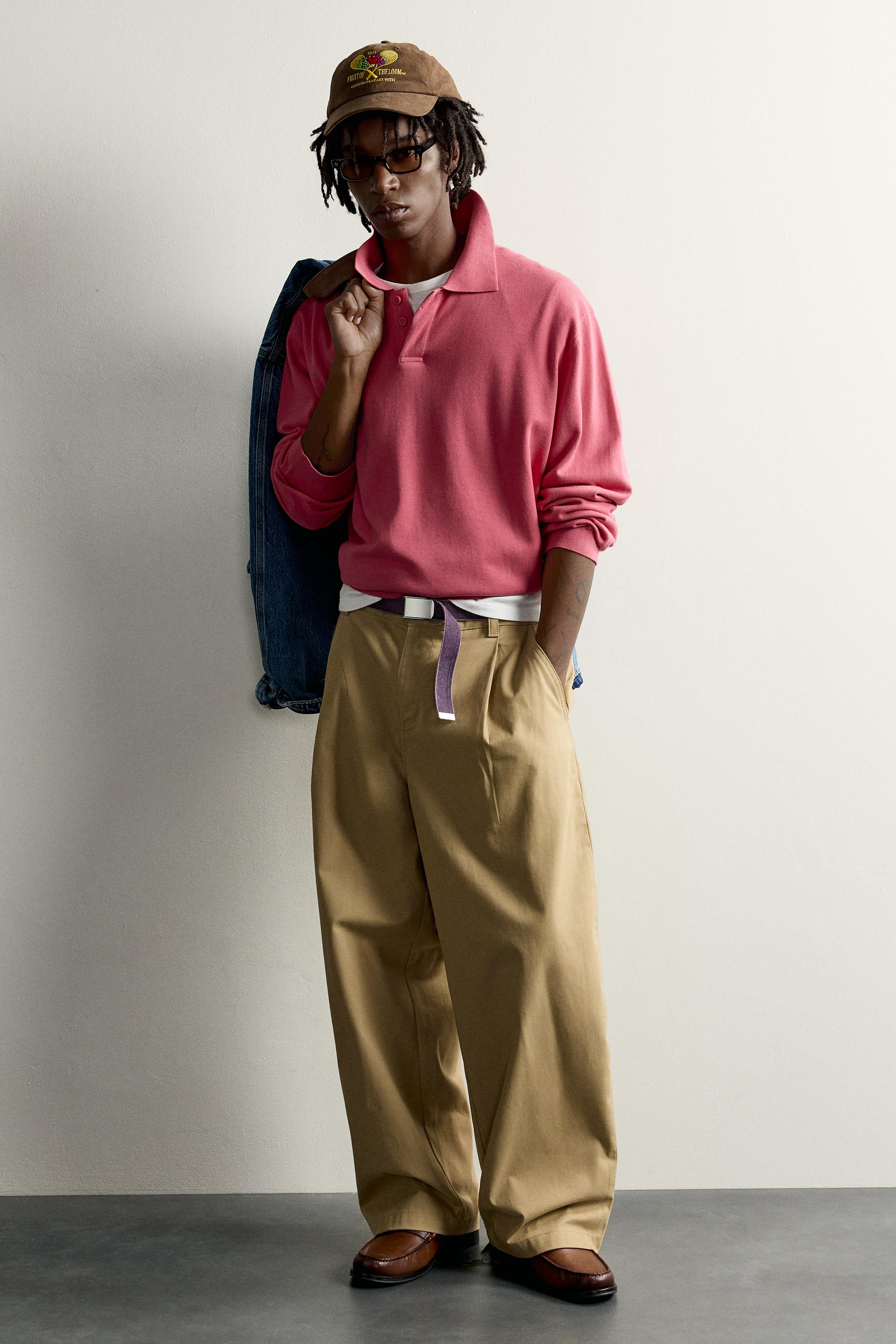 Zara FRUIT OF THE LOOM™ DERİ MAKOSEN görsel 2