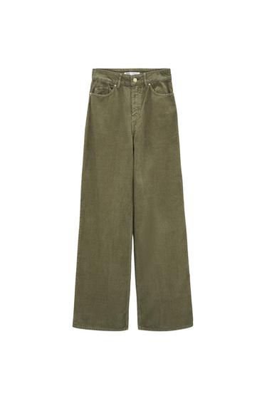 WIDE LEG CORDUROY PANTS