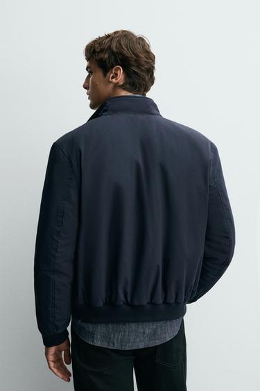 TECHNICAL BOMBER JACKET - Navy blue by Zara - Image 2