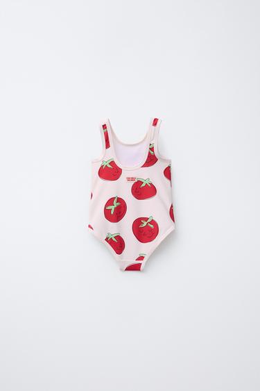 2-6 ANS/ MAILLOT DE BAIN TOMATES - Écru de Zara - Image 1
